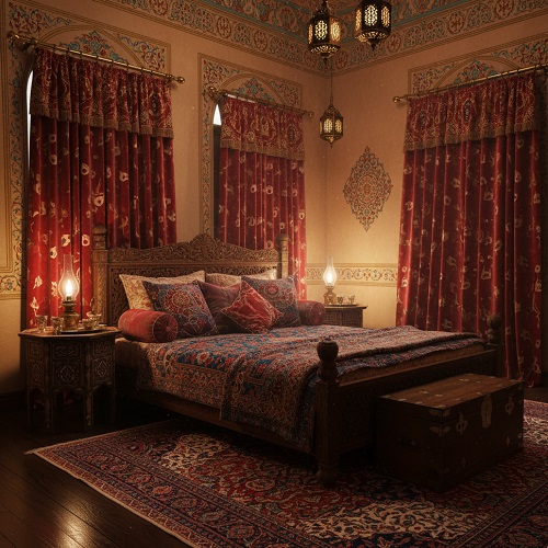 تشک رویا در اتاق خواب مینیمال با پنجره بزرگ و نور طبیعی | کالای خواب لالایی